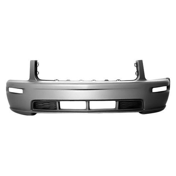 2005-2009 Ford Mustang GT Bumper Front Gt Model With Fog Lamp Hole , FO1000575. Exact fit for vehicle restoration.
