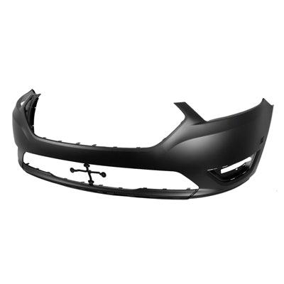 2013-2019 Ford Taurus Front Bumper Primed With Sensor Hole , FO1000667. Made with quality materials.