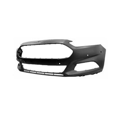 2013-2016 Ford Fusion Energi Front Bumper Primed With Sensor Without Tow , FO1000681. High-quality aftermarket part.