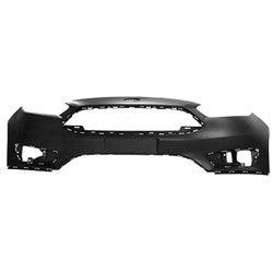 2015-2018 Ford Focus Front Bumper Primed , FO1000705. Precision fitment for collision repair.