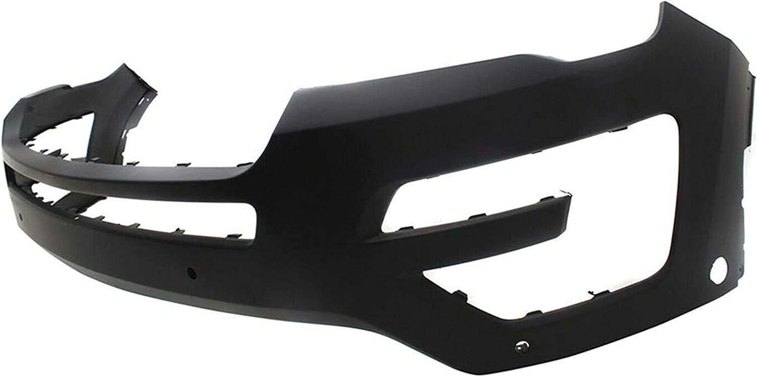2016-2017 Ford Explorer Limited Front Bumper Primed Without Towith Camera With 6 Sensors , FO1000727. Designed for OEM alignment.