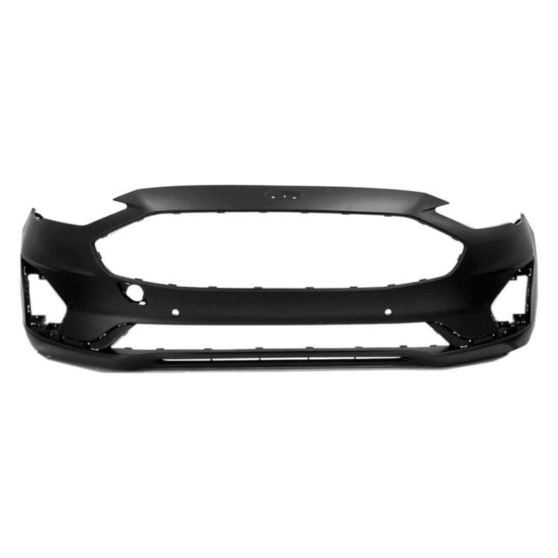 2019-2020 Ford Fusion Hybrid Front Bumper Primed Without Tow Hook With Sensor , FO1000760. Durable and impact-resistant.