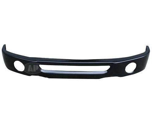 2006-2008 Ford F150 Front Bumper Primed With Round Fog , FO1002401. Designed for OEM alignment.