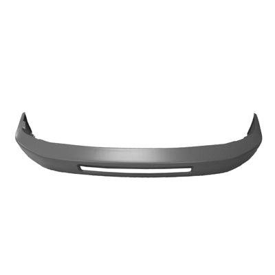 2008-2014 Ford Van Ford Econoline Front Bumper Primed , FO1002409. Angle view for visual reference.