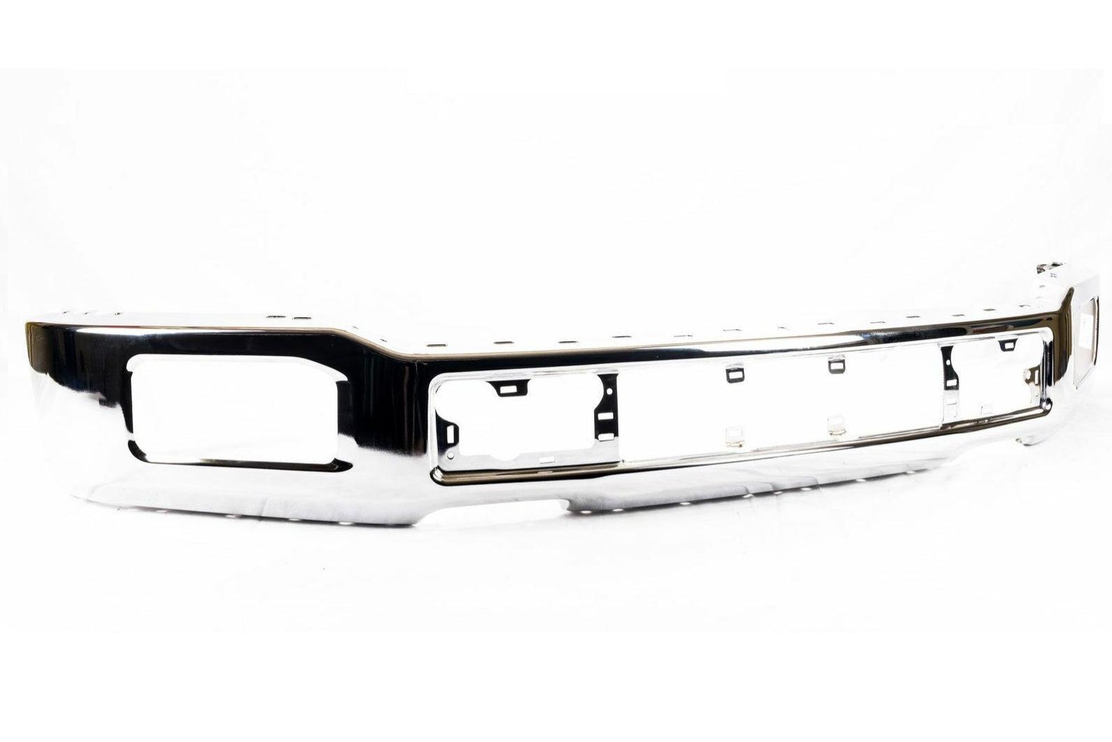 2018-2020 Ford F150 Police Responder Front Bumper Face Bar Chrome With Fog Lamp , FO1002430. Perfect fit and finish.