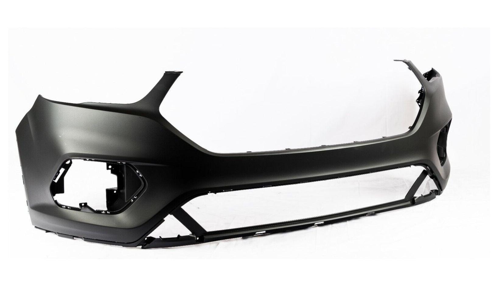 2017-2019 Ford Escape Front Upper Bumper Primed Without Auto Park , FO1014121. Exact fit for vehicle restoration.
