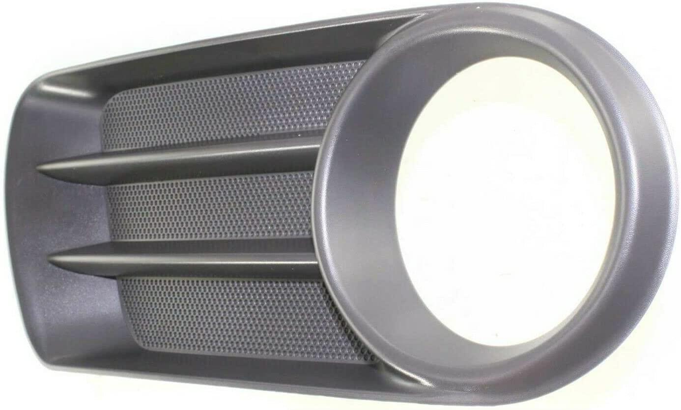 2002-2005 Ford Explorer Limited Fog Lamp Bezel Front Passenger Side Black , FO1036106. Installed view for reference.