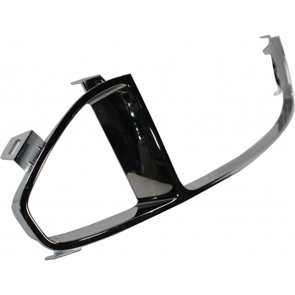 2011-2012 Ford Fusion Grille Lower Moulding Dark Smoked Chrome , FO1036136. Precision fitment for collision repair.