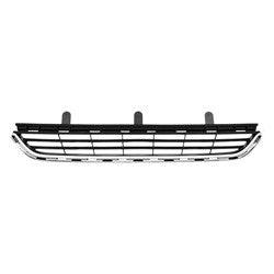 2014-2019 Ford Fiesta Sedan Grille Lower Black Titanium/Se/S Model , FO1036158. OEM-style replacement.