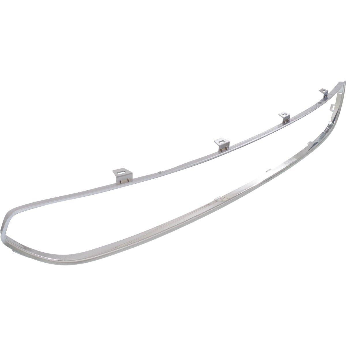 2010-2012 Ford Fusion Hybrid Grille Lower Moulding Surearound Chrome , FO1037101. Installed view for reference.