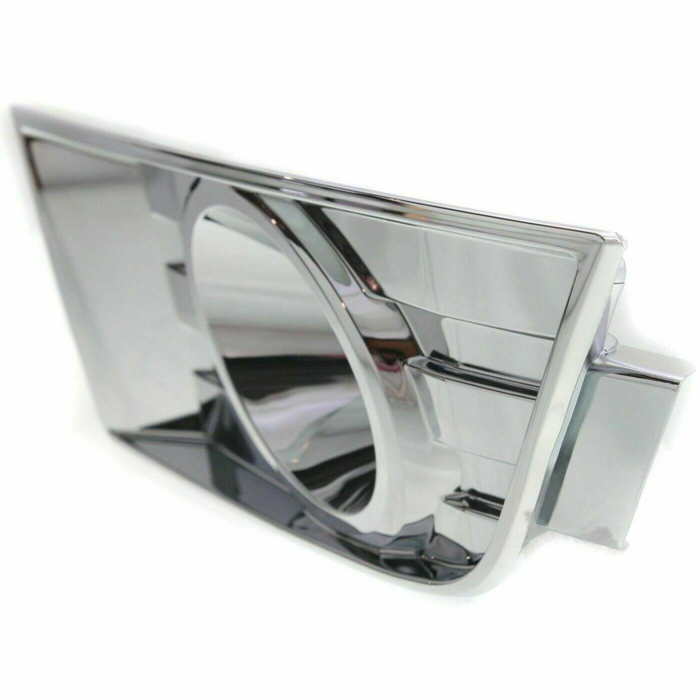 2007-2010 Ford Edge Fog Lamp Bezel Front Driver Side Chrome , FO1038107. High-strength and long-lasting.