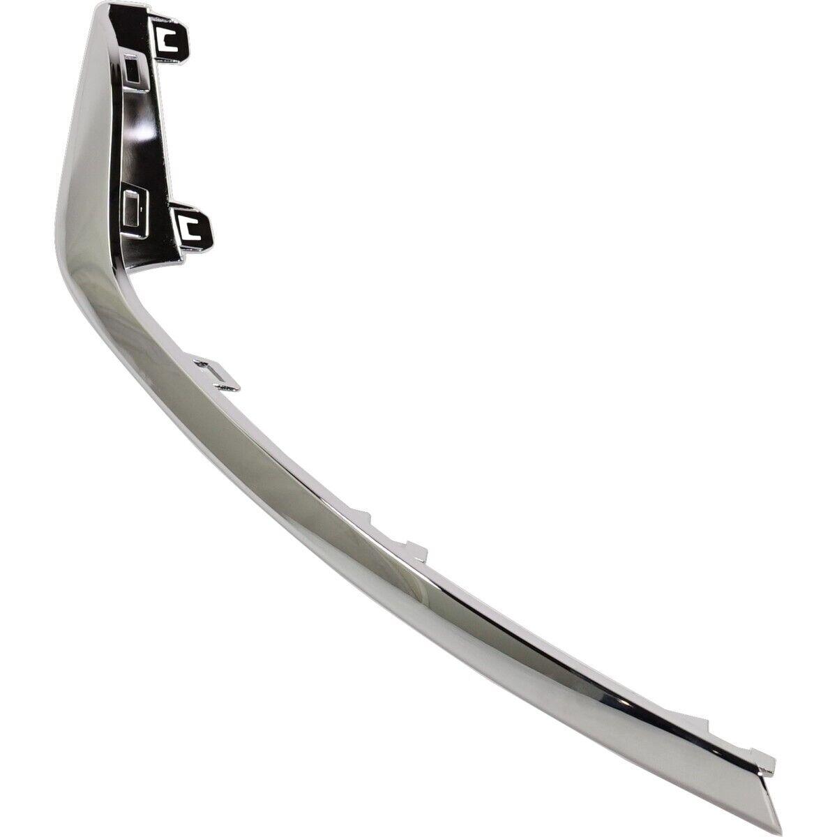 2019-2020 Ford Fusion Energi Bumper Moulding Front Driver Side Chrome , FO1046111. Exact fit for vehicle restoration.
