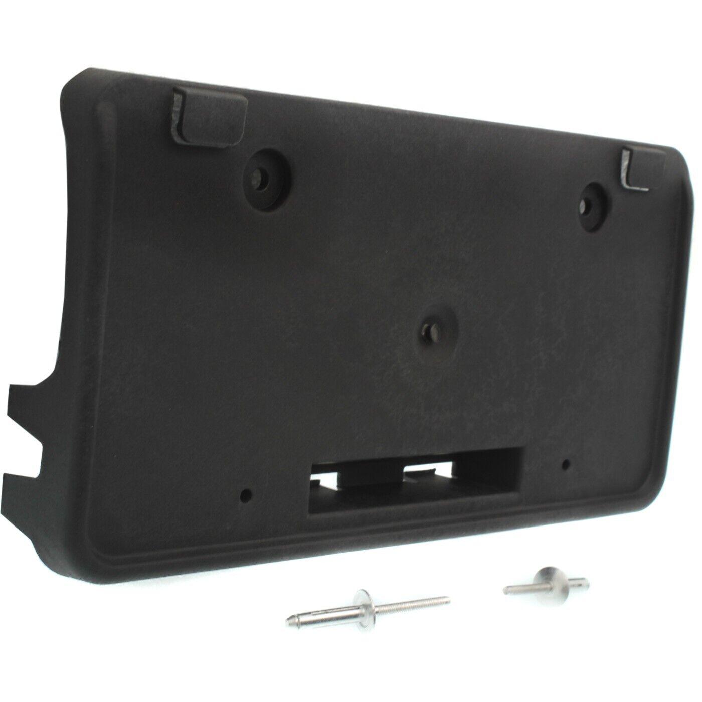2014-2019 Ford Fiesta Hatchback License Plate Bracket Front , FO1068152. Side view of the replacement part.