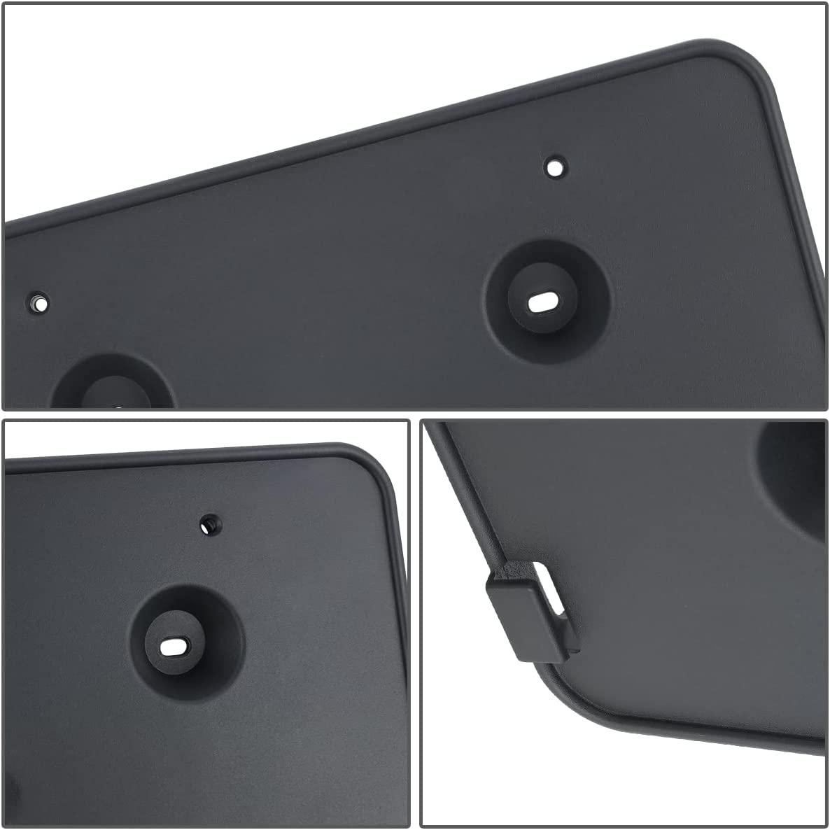2017-2019 Ford Fusion License Plate Bracket Front , FO1068168. Side view of the replacement part.