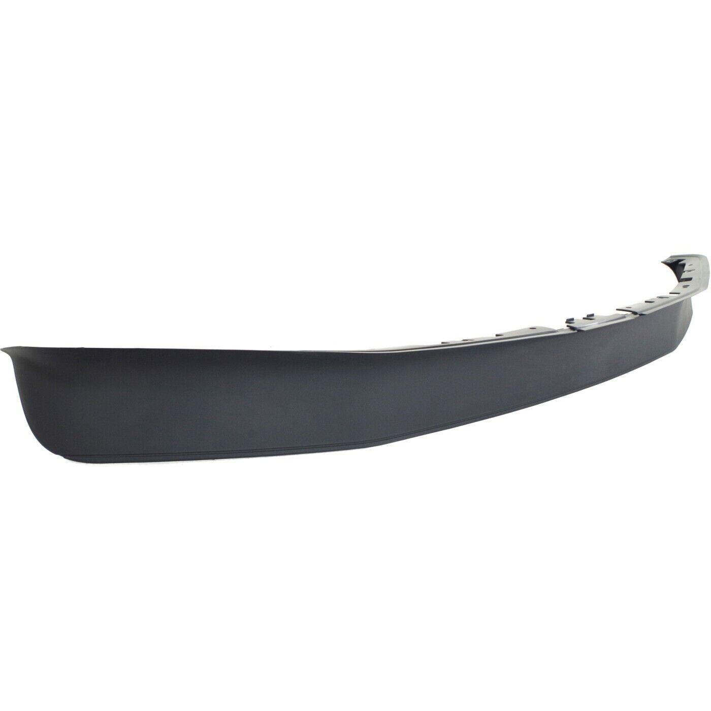 2008-2010 Ford F250 Bumper Spoiler Front Textured Dark Gray 4Wd , FO1093116. Side view of the replacement part.