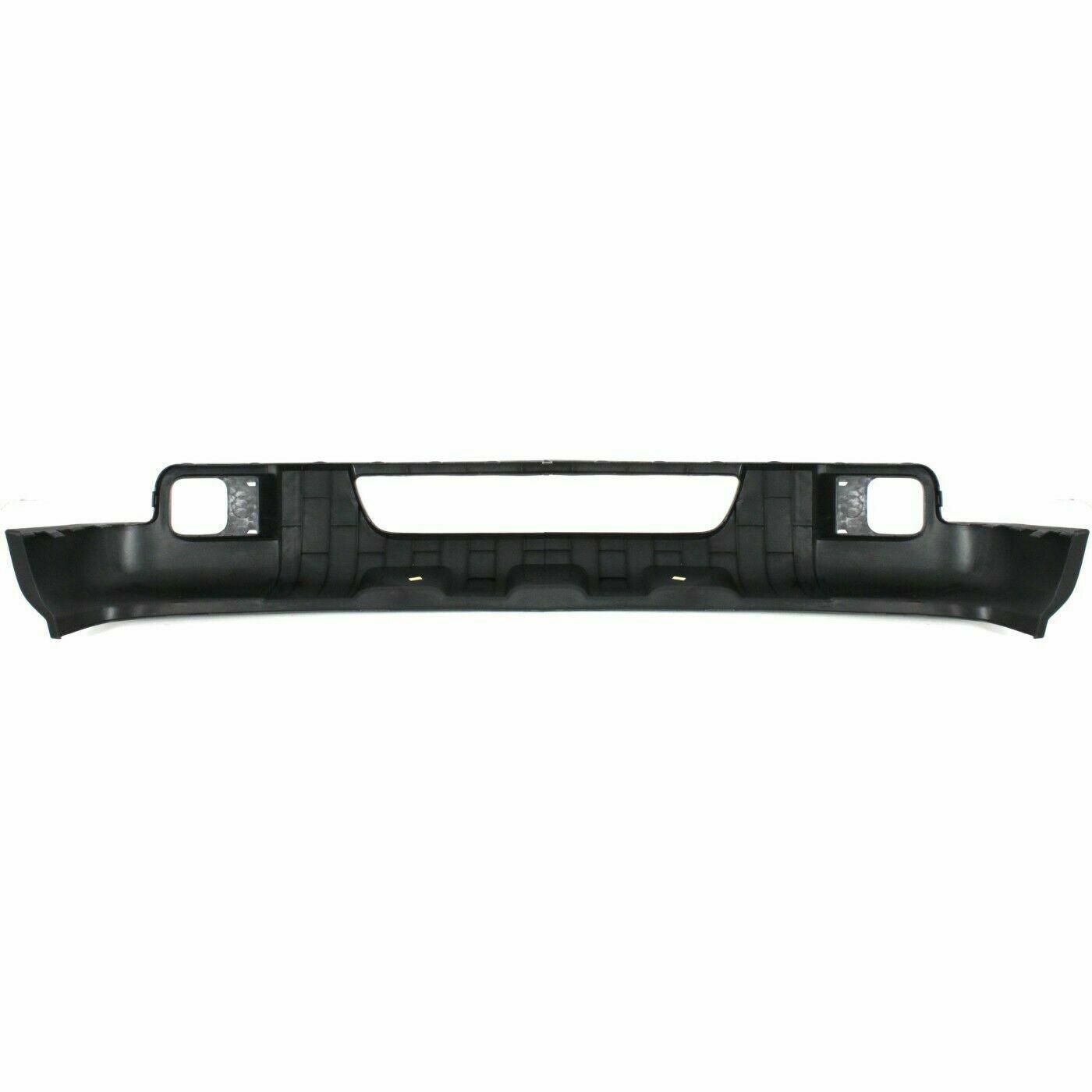 2006-2007 Ford Ranger Valance Front Textured , FO1095218. Side view of the replacement part.