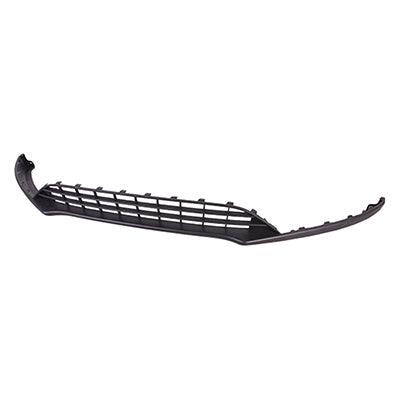 2015-2018 Ford Focus Valance Front Lower Matte Dark Gray Textured , FO1095266. Precision fitment for collision repair.