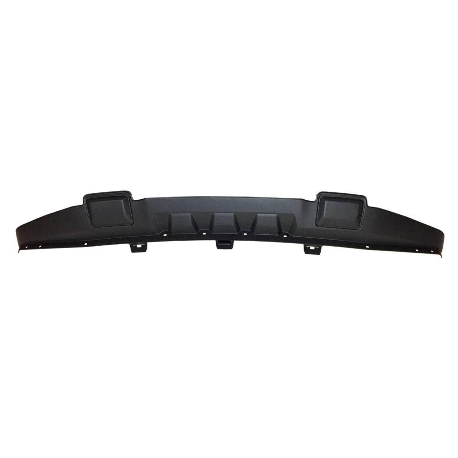 2018-2020 Ford F150 Valance Front Textured Black Use Without Tow Hooks , FO1095277. Installed view for reference.