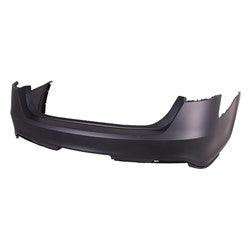 2013-2019 Ford Taurus SHO Rear Bumper Primed With Sensor , FO1100685. High-quality aftermarket part.