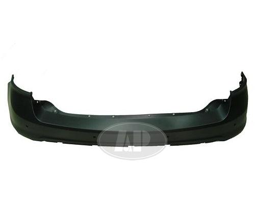 2011-2014 Ford Edge Rear Upper Bumper Primed With Sensor , FO1114101. Side view of the replacement part.