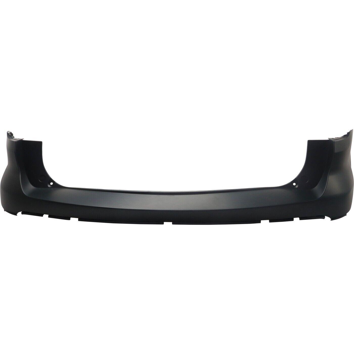 2016-2017 Ford Explorer Police Interceptor Rear Upper Bumper Primed Without Sensor , FO1114107. Precision fitment for collision repair.