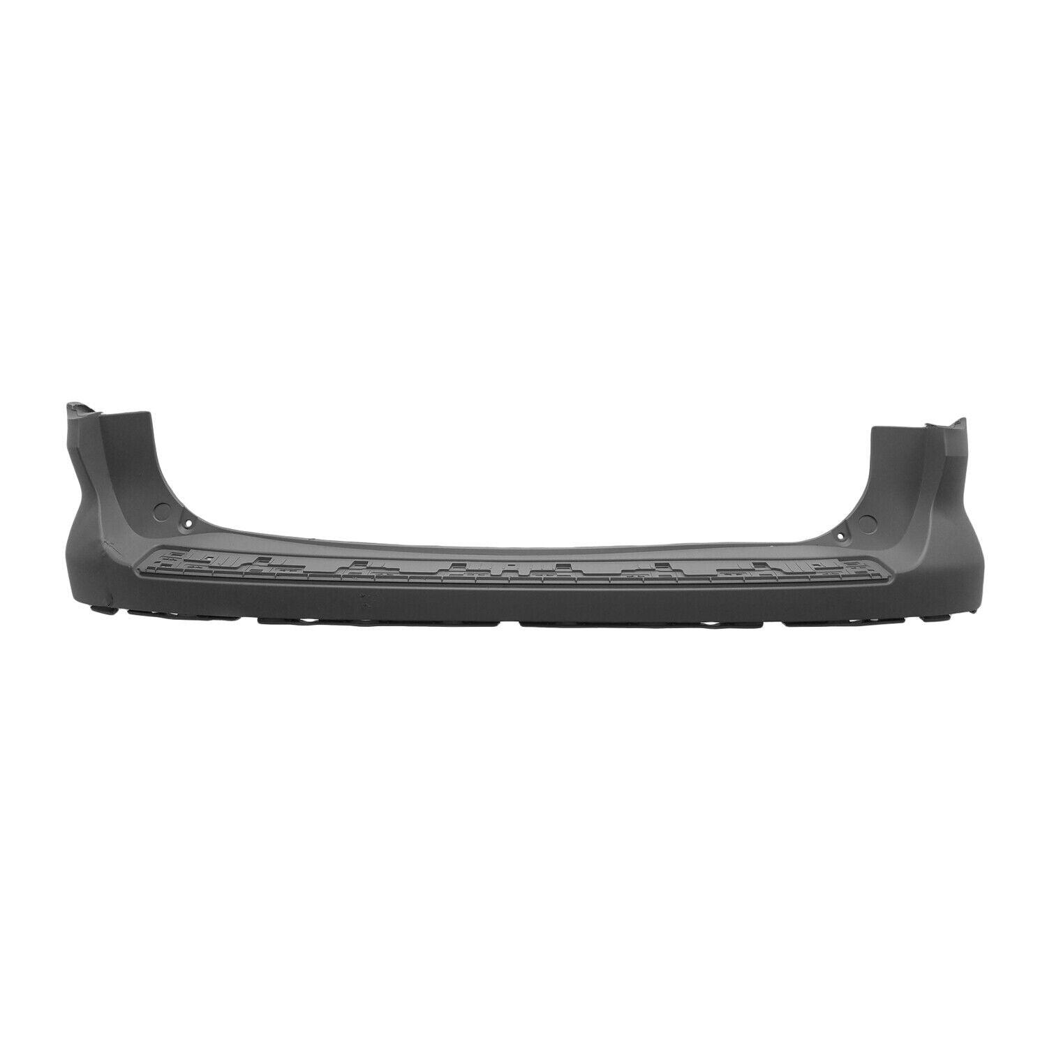 2018-2019 Ford Explorer Limited Rear Upper Bumper Primed , FO1114110. Precision fitment for collision repair.