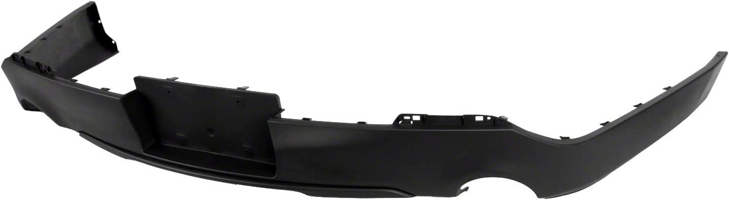 2013-2019 Ford Taurus SHO Valance Rear Matte Black With Sho , FO1115107. OEM-style replacement.