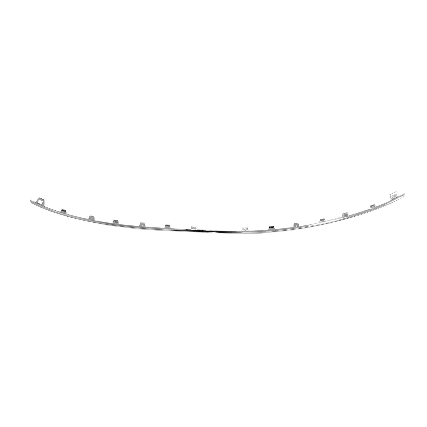 2014-2019 Ford Fiesta Sedan Bumper Molding Rear Chrome Without Sensor , FO1144115. Exact fit for vehicle restoration.