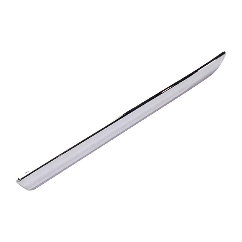 2018-2019 Ford Explorer Sport Bumper Moulding Rear Driver Side Chrome , FO1146102. Side view of the replacement part.