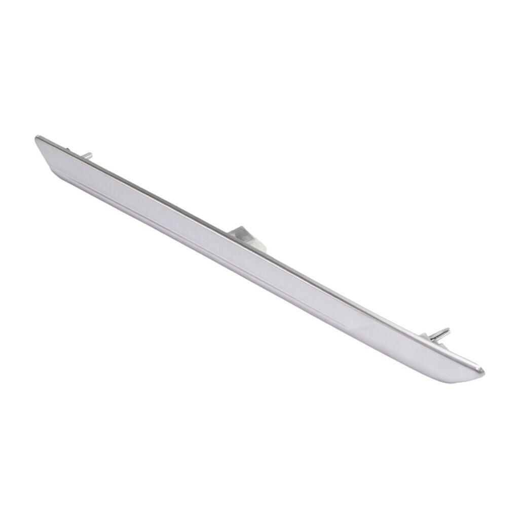 2018-2019 Ford Explorer Bumper Moulding Rear Driver Side Satin Nickel , FO1146104. Exact fit for vehicle restoration.