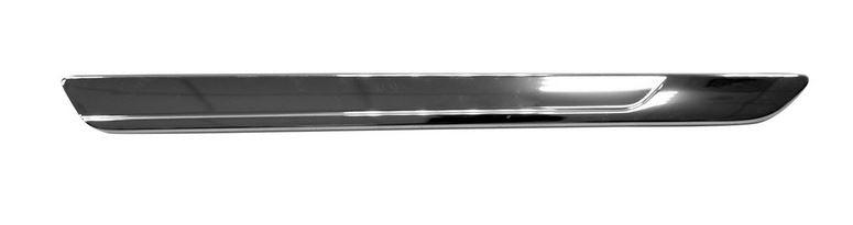 2018-2019 Ford Explorer Sport Bumper Moulding Rear Passenger Side Satin Nickel , FO1147104. Factory-style replacement part.