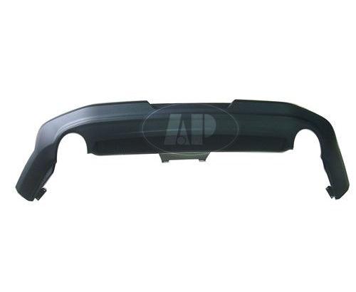 2010 Ford Mustang GT Valance Rear Black Without Sensor Hole Base/Gt , FO1195115. Professional-grade auto body part.