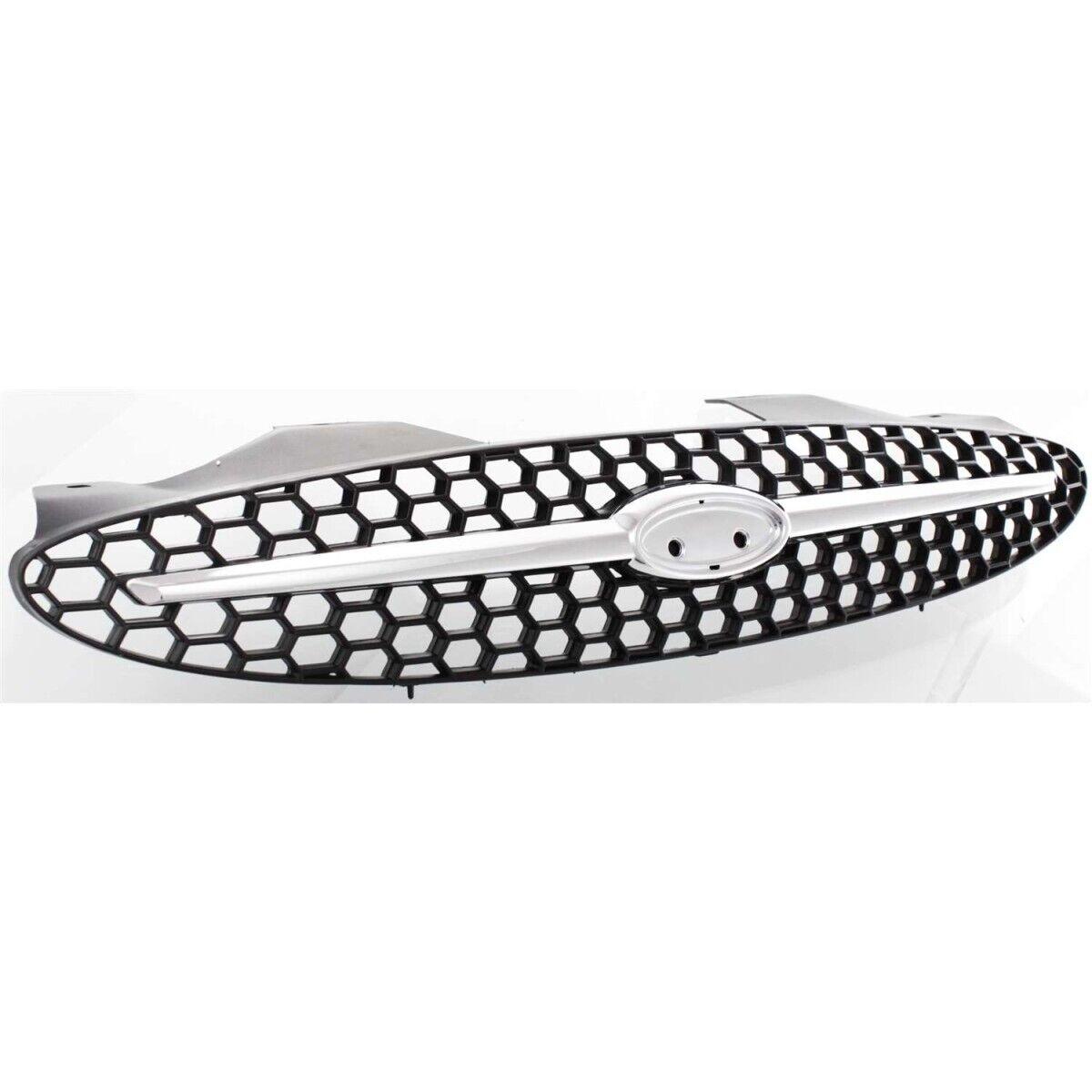 2000-2003 Ford Taurus Grille Chrome/Black With Black Frame , FO1200373. Tested for reliable performance.