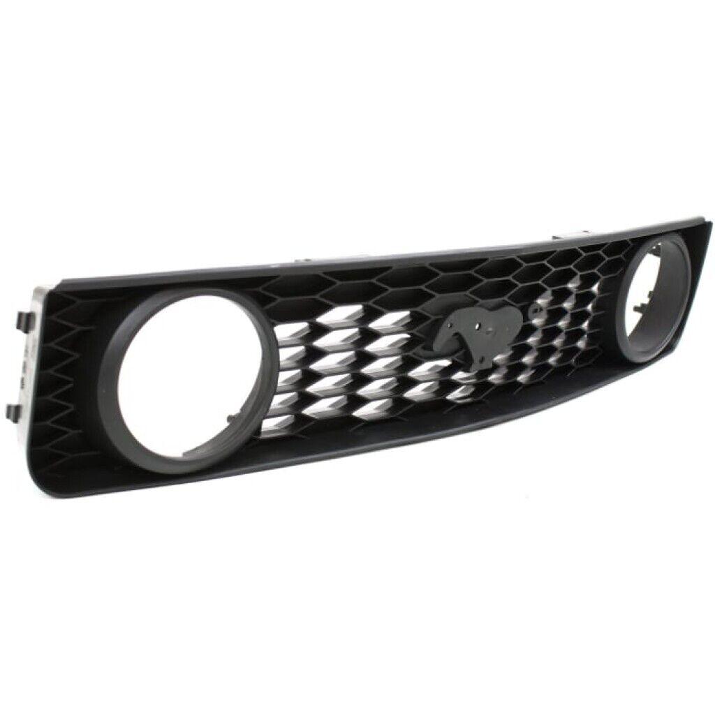 2005-2009 Ford Mustang GT Grille With Fog Lamp Hole Gt Model , FO1200422. OEM-quality exterior component.