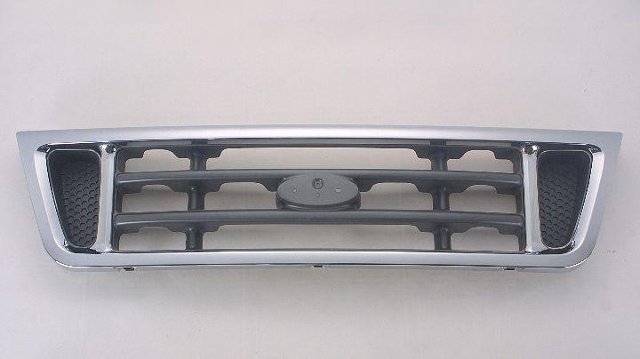 2003-2007 Ford Van Ford Econoline Grille Chrome , FO1200428. Professional-grade auto body part.