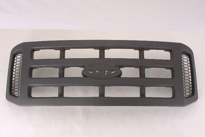 2005 Ford F450 Superduty Grille Without Chrome Pkg Xl Model Dark Gray , FO1200471. Replacement part ready for install.
