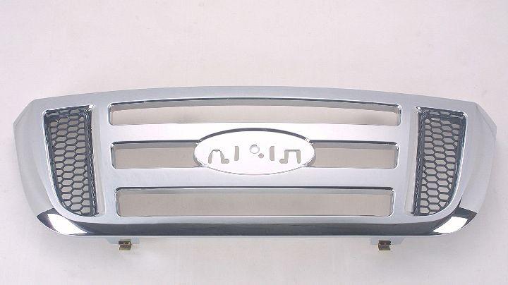 2006-2011 Ford Ranger Grille Chrome With Black Inner , FO1200474. Angle view for visual reference.