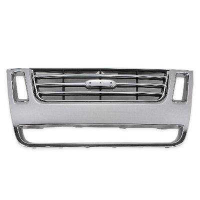 2006-2010 Ford Explorer Grille Chrome/Black Bar Style Expt Adrenalin Pkg , FO1200477. Durable and impact-resistant.