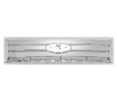 2007-2010 Ford Edge Grille Chrome , FO1200485. Side view of the replacement part.
