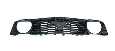 2010-2012 Ford Mustang GT Grille Matt-Dark Gary , FO1200516. High-quality aftermarket part.