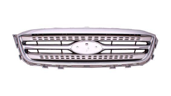 2010-2012 Ford Taurus SHO Grille Painted-Silver With Chrome Mldg , FO1200526. High-quality aftermarket part.