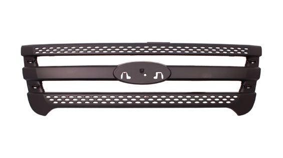 2011-2015 Ford Explorer Limited Grille Primed Black (Grille Frame) , FO1200533. Side view of the replacement part.