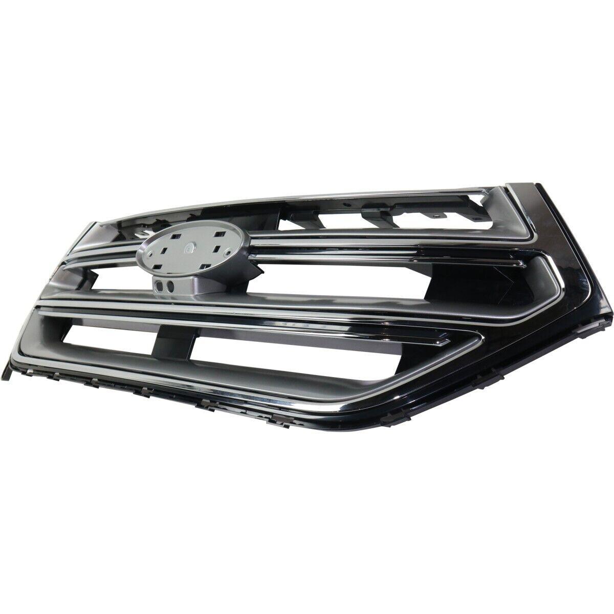 2015-2018 Ford Edge Grille Chrome/Silver Without Aero Pkg With Camera Se/Sel/Titanium Model , FO1200560. High-strength and long-lasting.