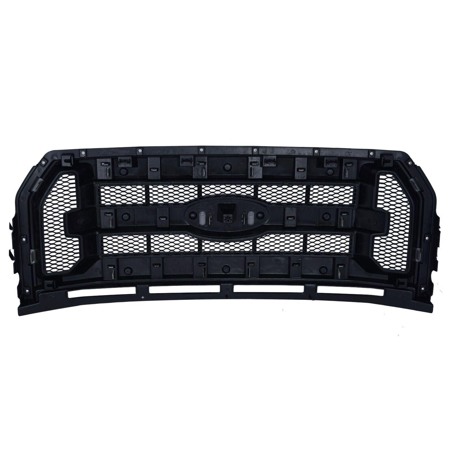 2015-2017 Ford F150 Grille Black 3 Bar Style With Black Mesh , FO1200583. Made with quality materials.