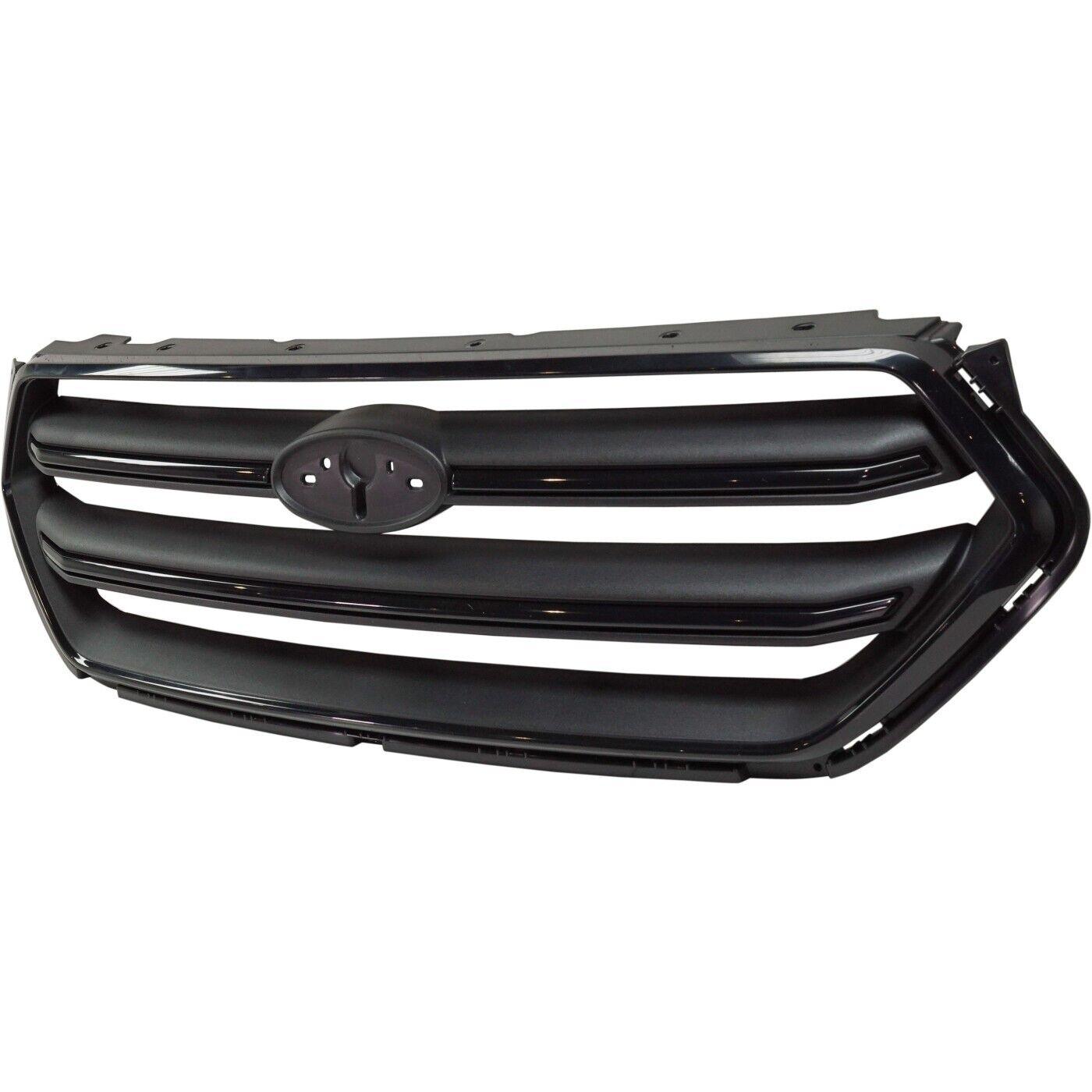 2017-2019 Ford Escape Grille Matte Black With Ptd Black Bars(No Chrome) , FO1200592. Professional-grade auto body part.