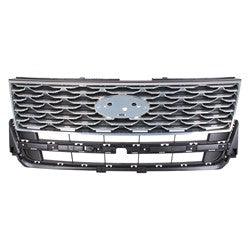 2018-2019 Ford Explorer Grille , FO1200628. Angle view for visual reference.