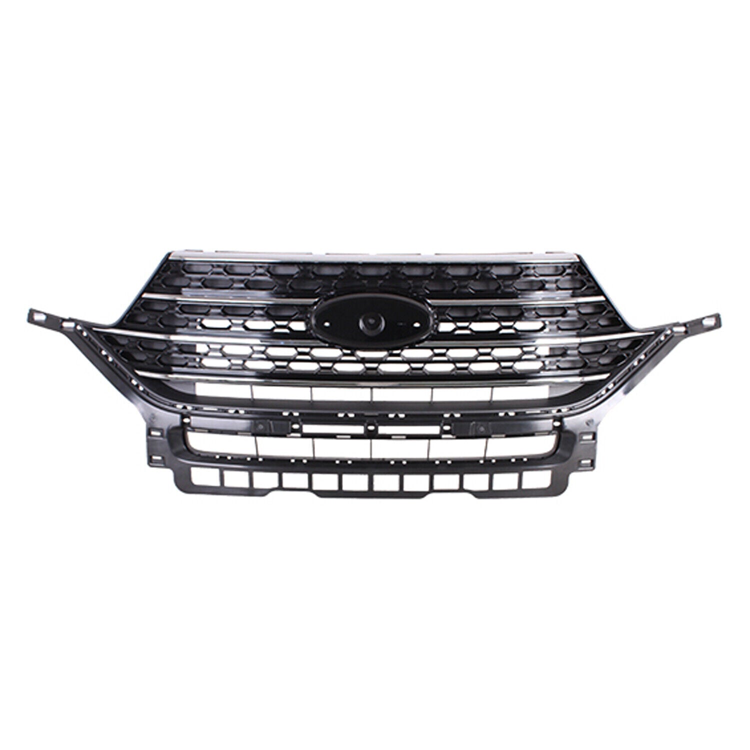 2020-2023 Ford Explorer Grille Front With Chrome Molding Xlt Models , FO1200642. Exact fit for vehicle restoration.