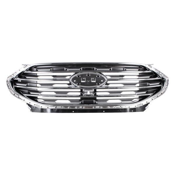 2019-2023 Ford Edge Grille Front Chrome Bar Style With Camera Sel/Titanium , FO1200645. Professional-grade auto body part.