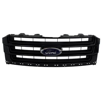 2018-2021 Ford Expedition Max Grille Assy Chrome/Matte Black With Camera , FO1200649. OEM-style replacement.