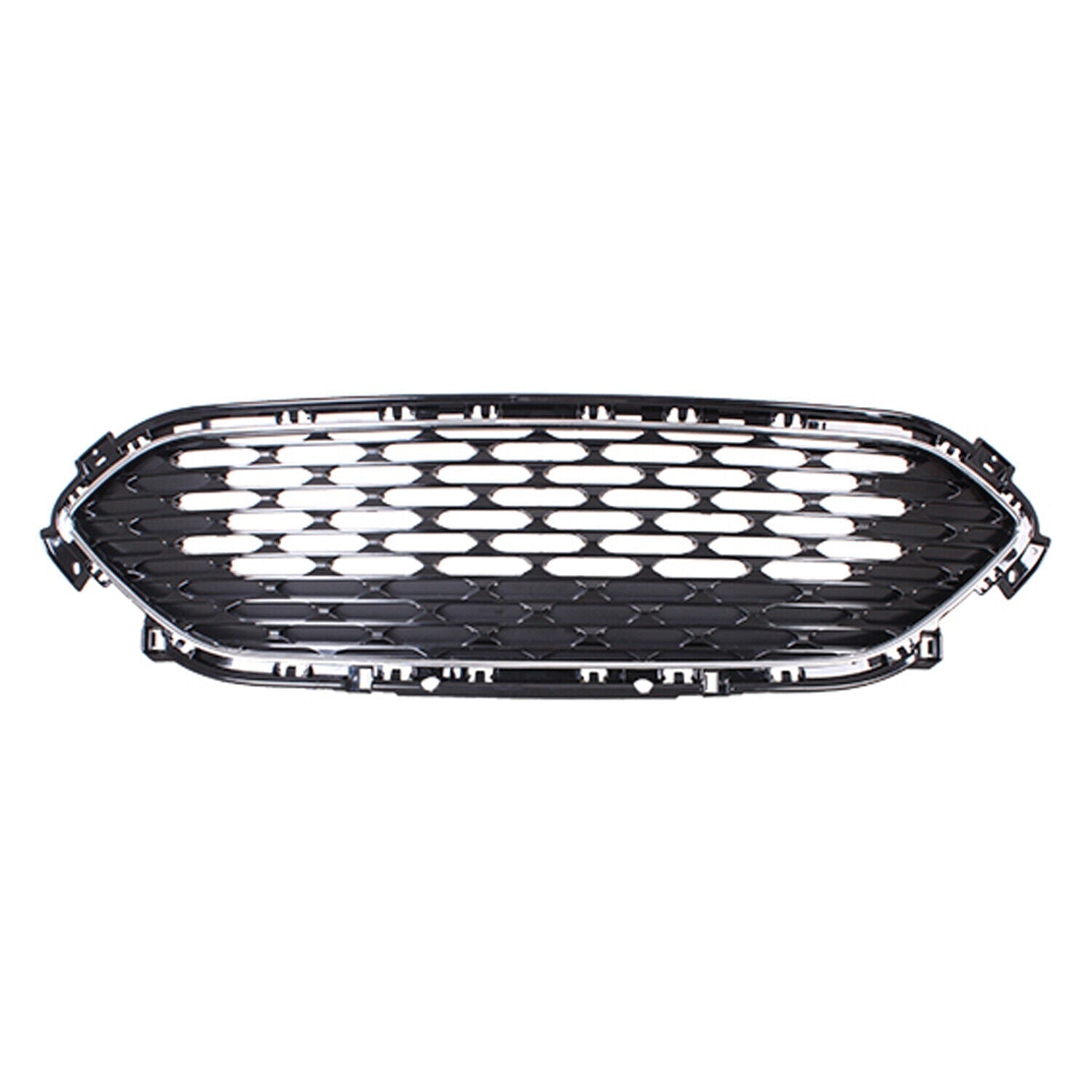 2020-2022 Ford Escape Hybrid Grille Front Matte Black With Chrome Outer Molding , FO1200660. Lightweight yet durable construction.